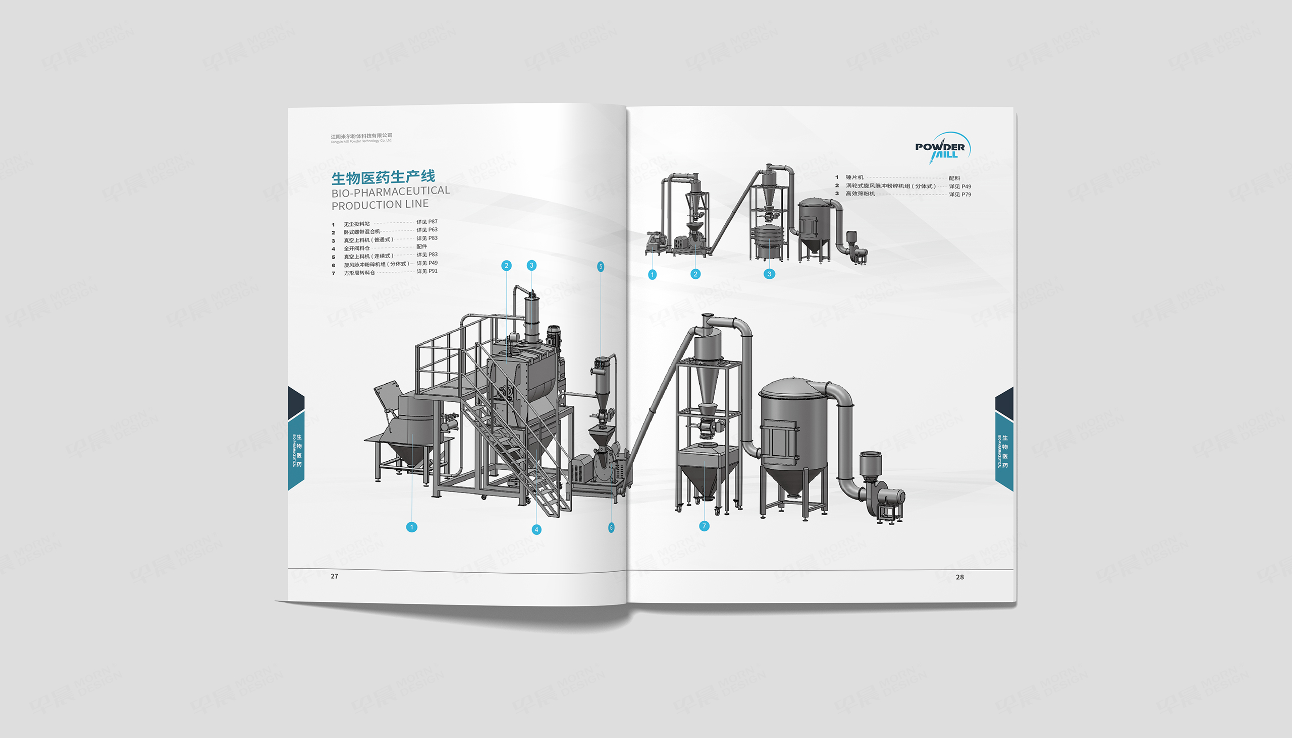產品畫冊設計,米爾粉體畫冊設計,高端產品畫冊設計,制作,公司