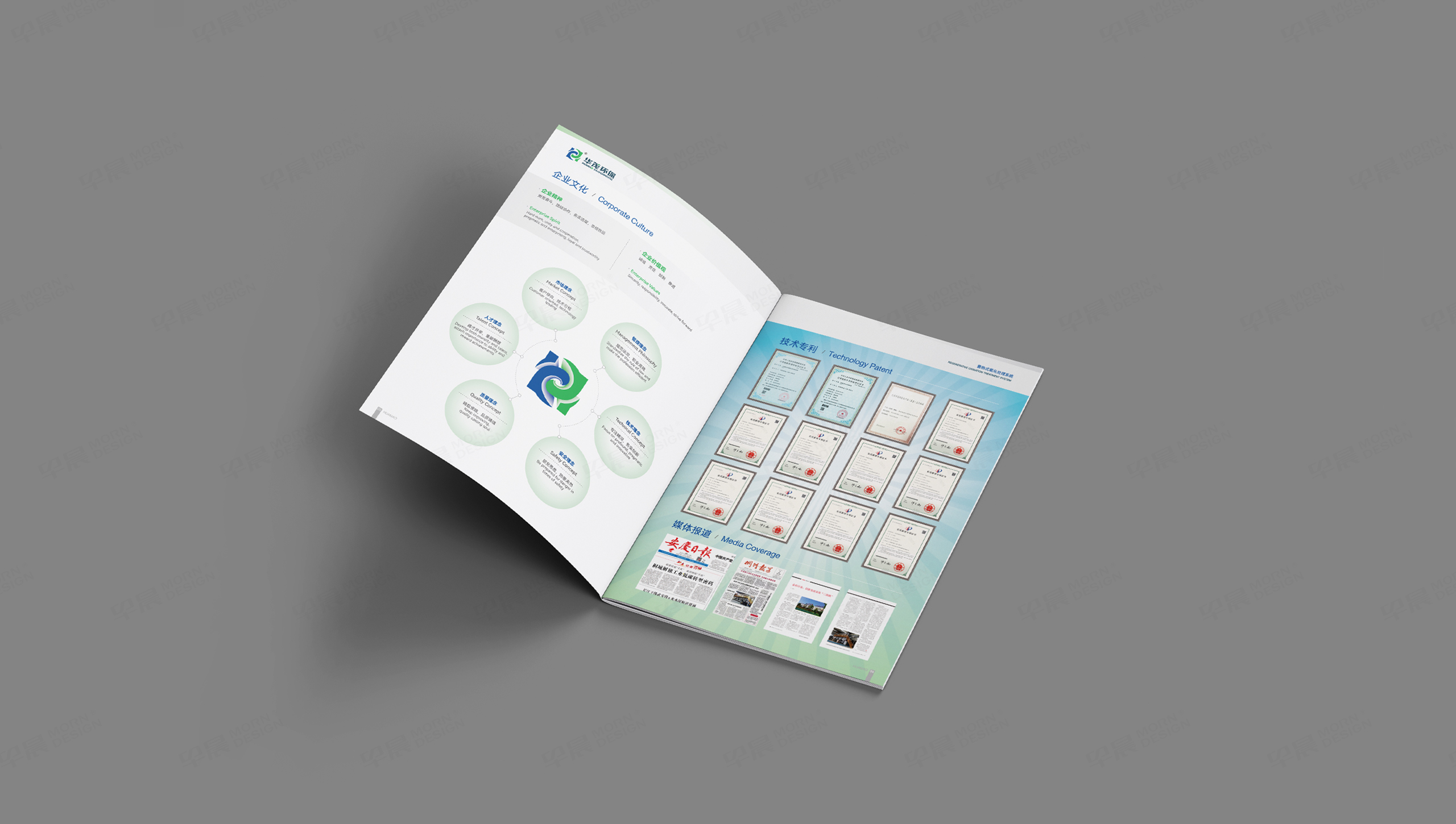 樣本設計, 畫冊設計, 華茂環保, 無錫, 常州, 南通, 泰州, 張家港, 江陰, 太倉, 昆山, 常熟, 靖江, 蘇州, 樣本制作, 畫冊制作, 設計公司