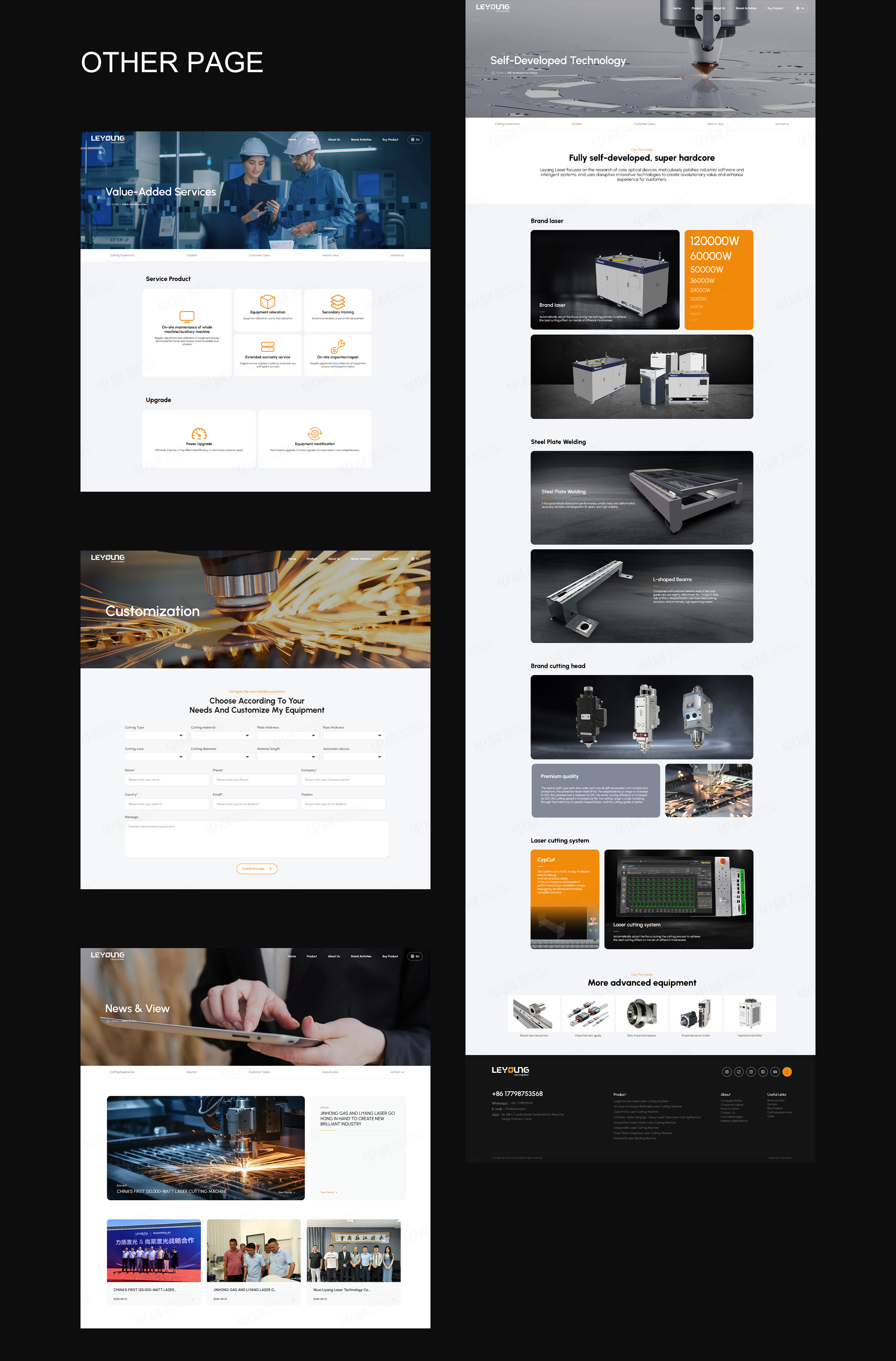 外貿獨立站設計,外貿獨立站制作,無錫力揚激光,切割機,外貿站設計,制作,公司