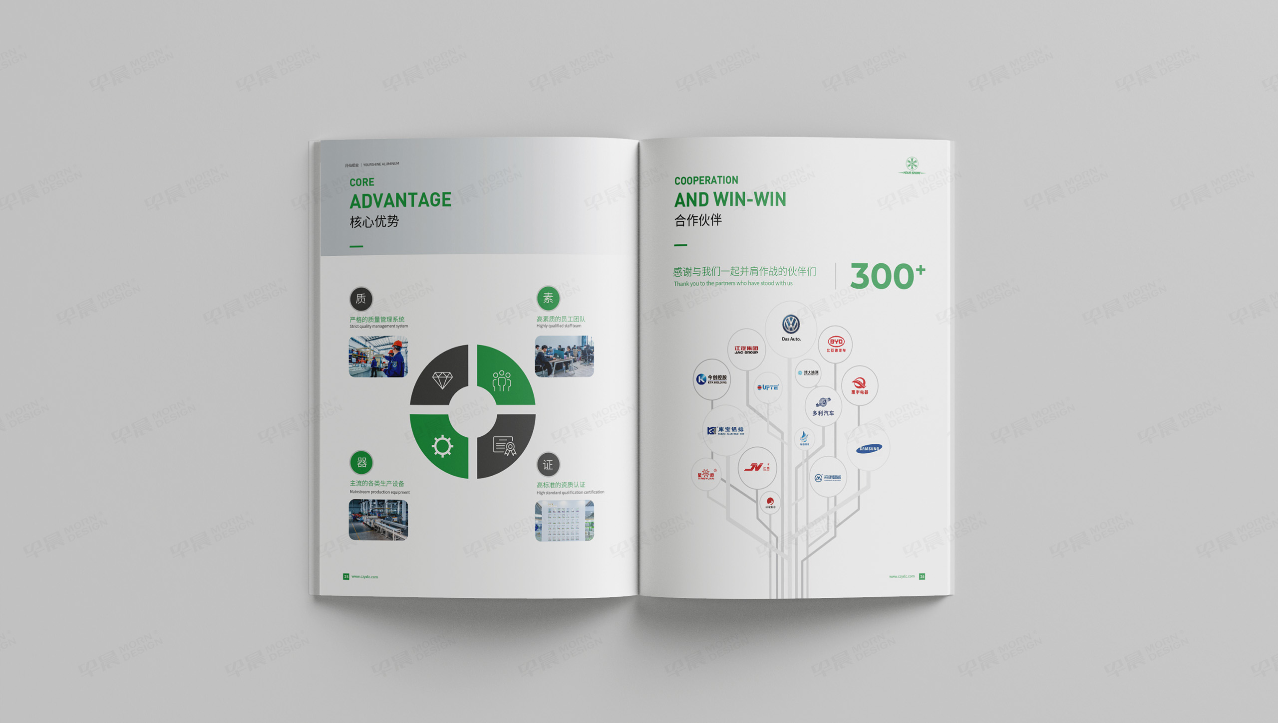 產品冊設計,產品冊印刷,產品冊制作,常州,月仙集團,鋁型材產品冊設計,新能源鋁合金,公司