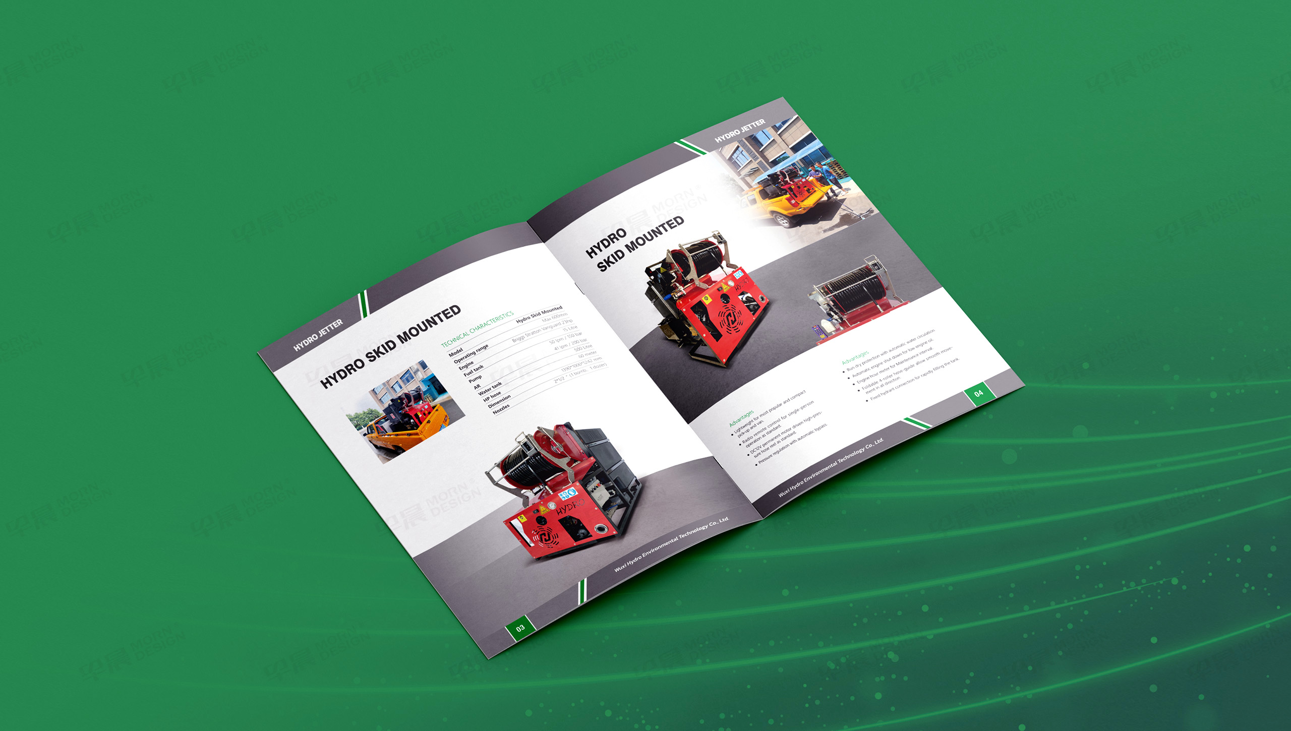 宣傳手冊設計,產品冊設計,產品手冊設計,無錫海卓環境技術Wolverine清洗設備產品冊設計,產品宣傳冊設計,制作,公司