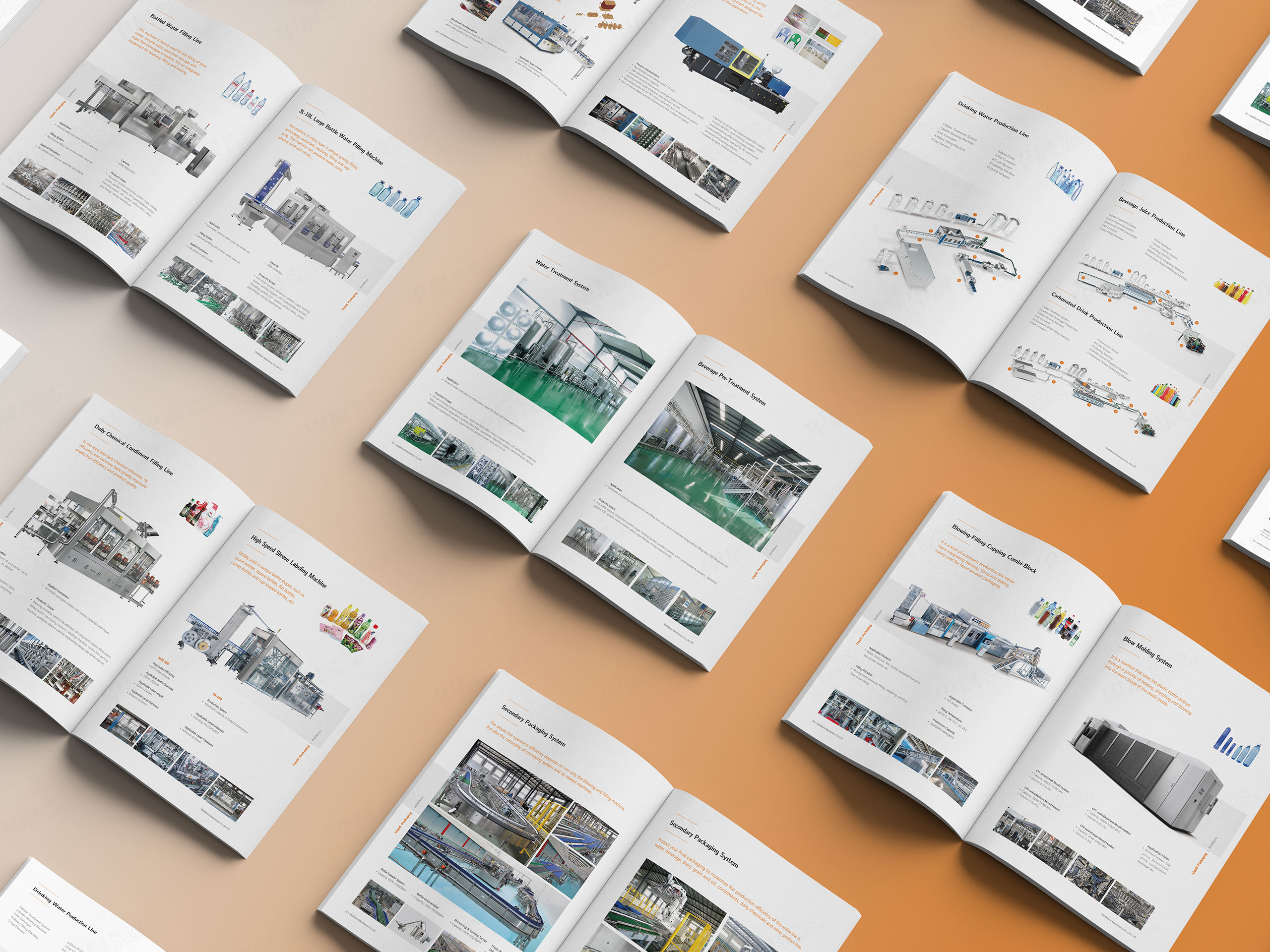 宣傳畫冊設計,飲料機械,灌裝機,宣傳冊設計,畫冊設計,韋爾默WellMorn,公司