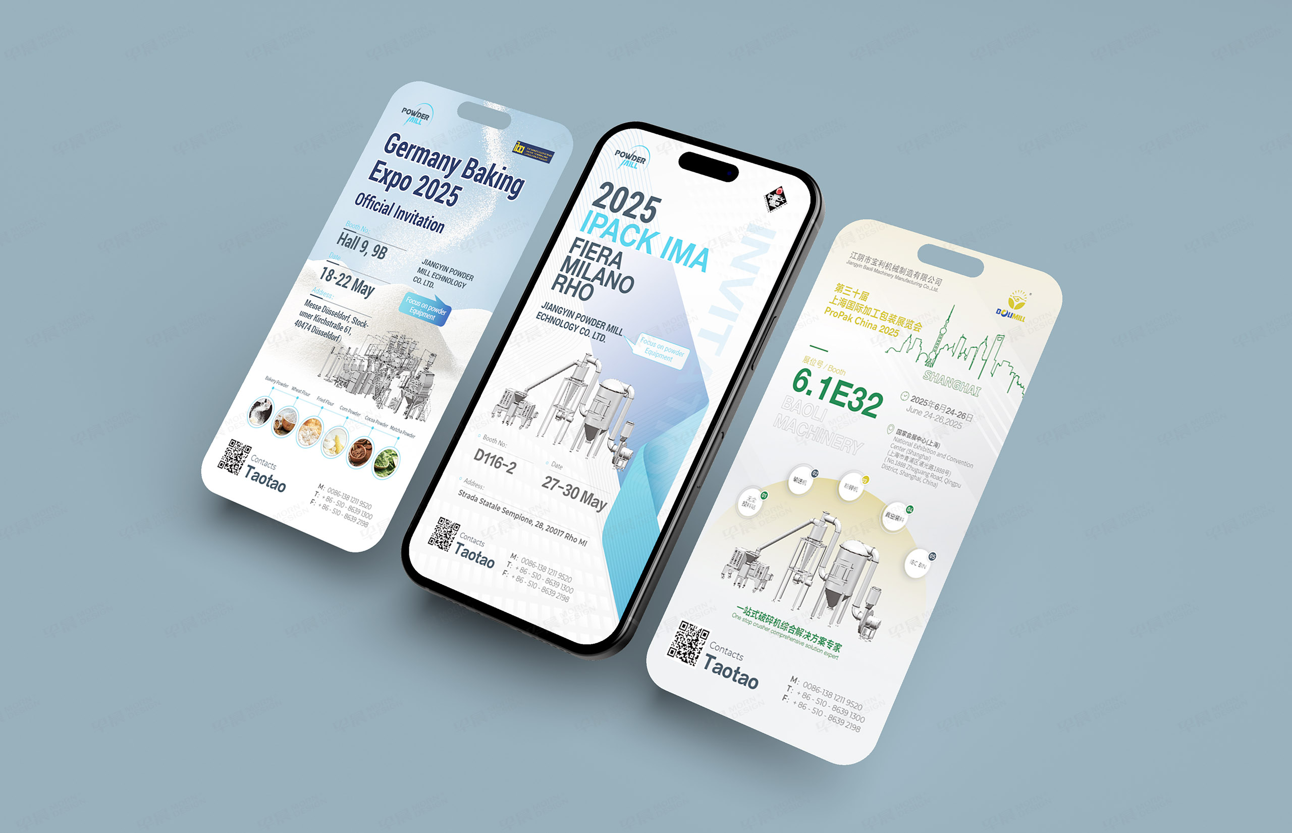 電子邀請函設計,手機邀請函設計,H5設計,寶利機械展會手機邀請函設計,蘇州,無錫,常州,南通,湖州,嘉興,邀請函設計,公司