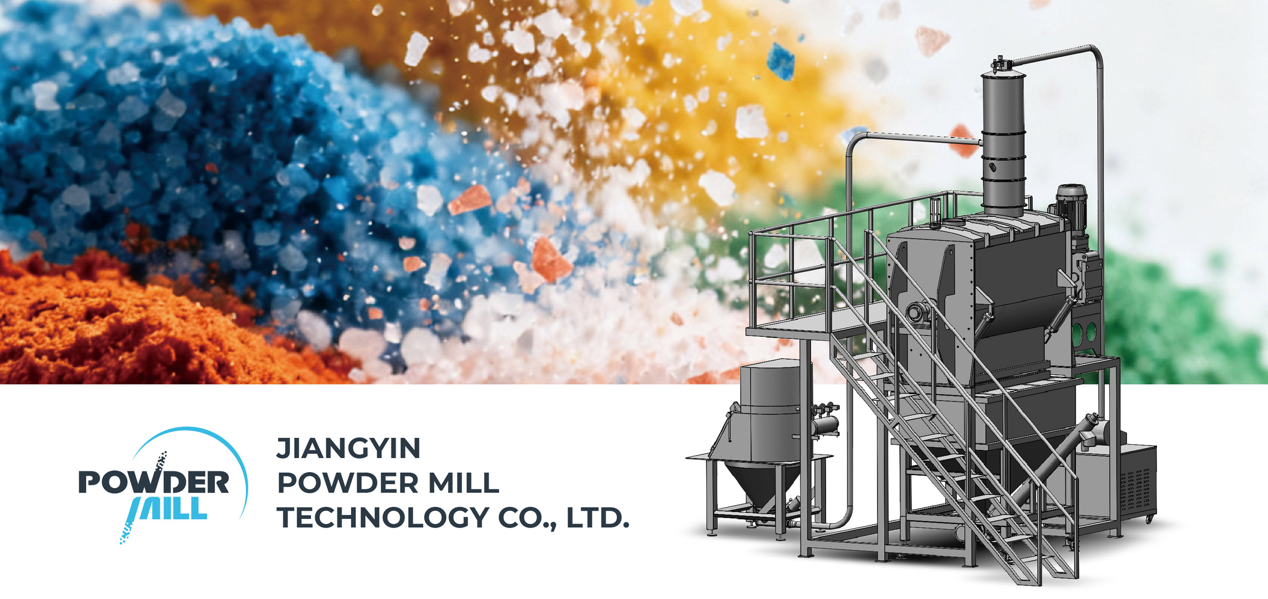 四折頁設計,宣傳頁設計,米爾Powder Mill,添加劑,破碎機,磨粉機,宣傳冊折頁設計,公司